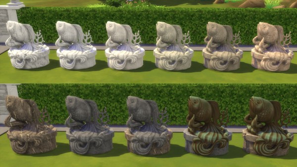  Mod The Sims: Aquatic Sculptures by TheJim07