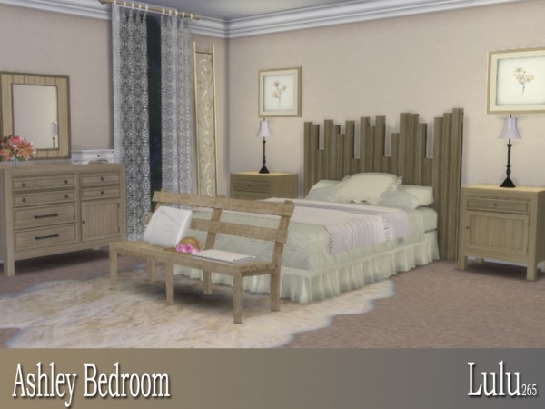  The Sims Resource: Ashley Bedroom Set by Lulu265