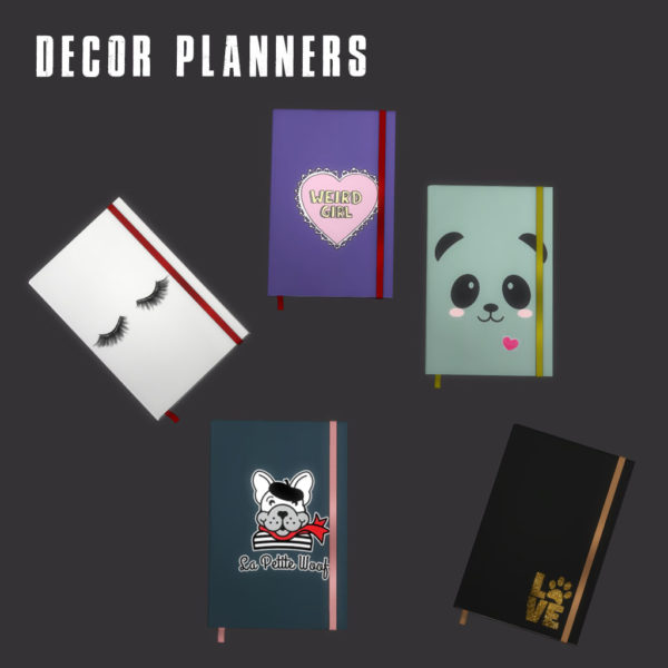  Leo 4 Sims: Deco planners