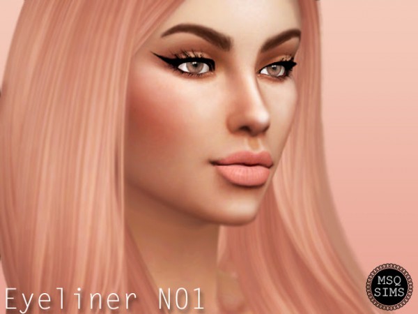  MSQ Sims: Eyeliner N01