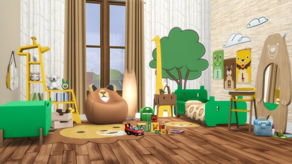  Simsational designs: Roarsome Kids Bedroom