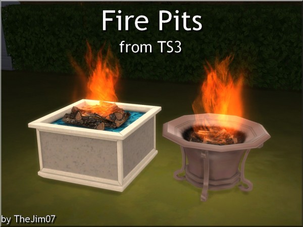  Mod The Sims: Fire Pits by TheJim07
