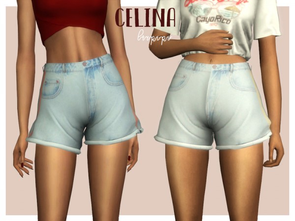  The Sims Resource: Celina Shorts by laupipi