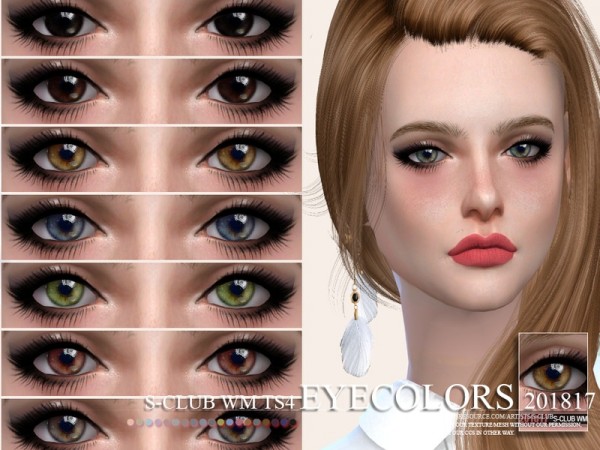  The Sims Resource: Eyecolors 201817 by S Club