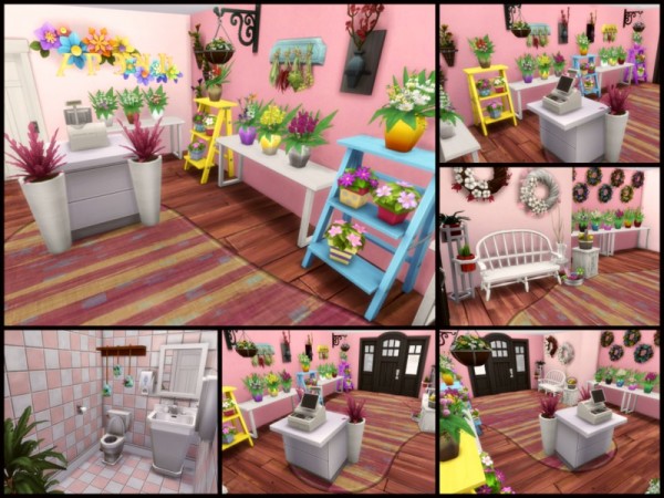  The Sims Resource: Petals Flower Shop by sparky