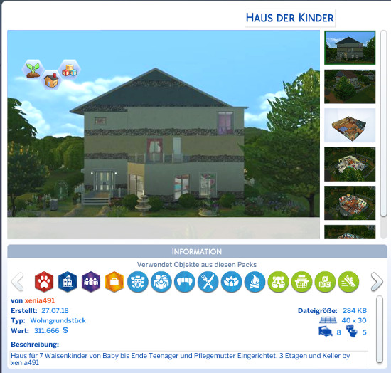  Blackys Sims 4 Zoo: Childrens House Orphanage by xenia491