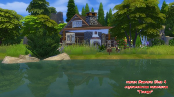  Sims 3 by Mulena: House On the River