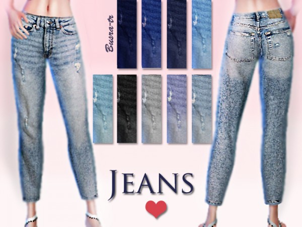  The Sims Resource: JeansX by busra tr