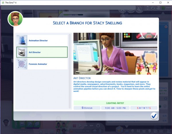  Mod The Sims: Ultimate Animator Career by asiashamecca
