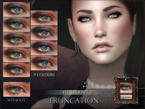  The Sims Resource: Truncation Eyeshadow by RemusSirion
