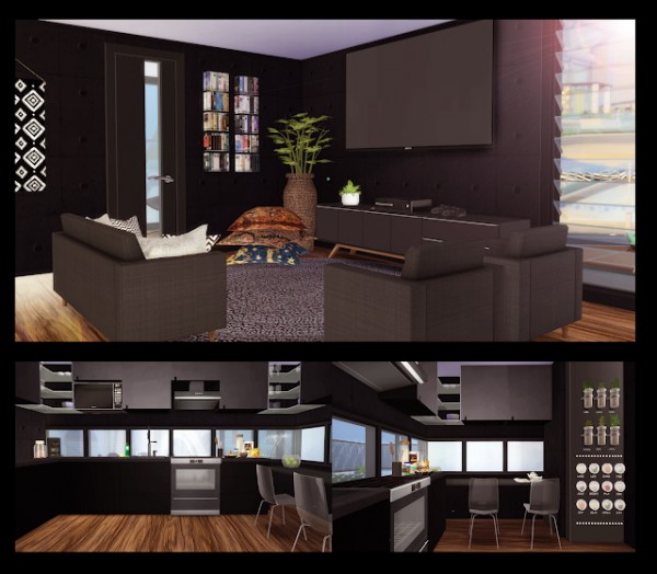 Liily Sims Desing: Black House