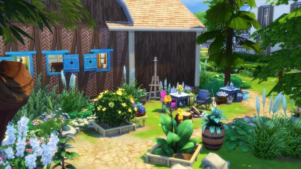 Sims Artists: The bucolic barn
