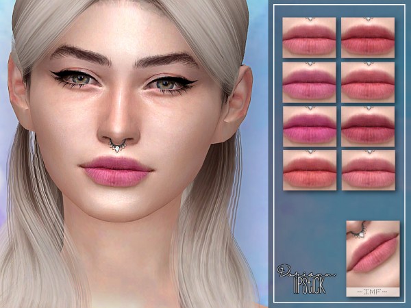  The Sims Resource: Doriann Lipstick N.96 by IzzieMcFire
