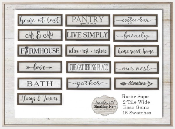  Simthing New: Rustic Wood Signs