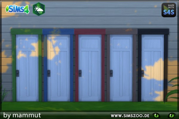  Blackys Sims 4 Zoo: Kill Latte doors by mammut