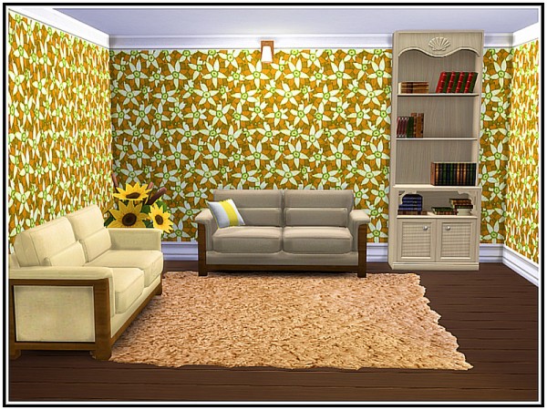  The Sims Resource: A Dash of Orange Walls by marcorse