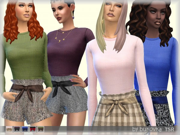  The Sims Resource: Overalls Tweed by bukovka