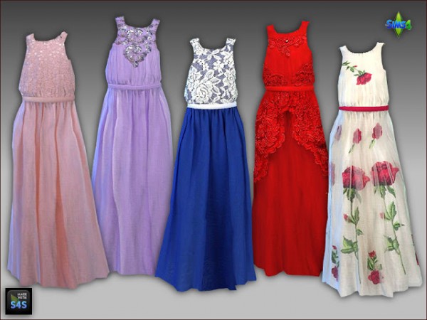  Arte Della Vita: Long gowns for big and little girls