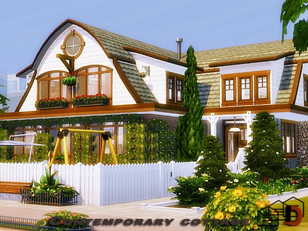 The Sims Resource: Contemporary cottage by Danuta720