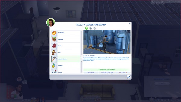  Mod The Sims: Working Class Hero: Part Time Careers as Full Time by MaiaMadness