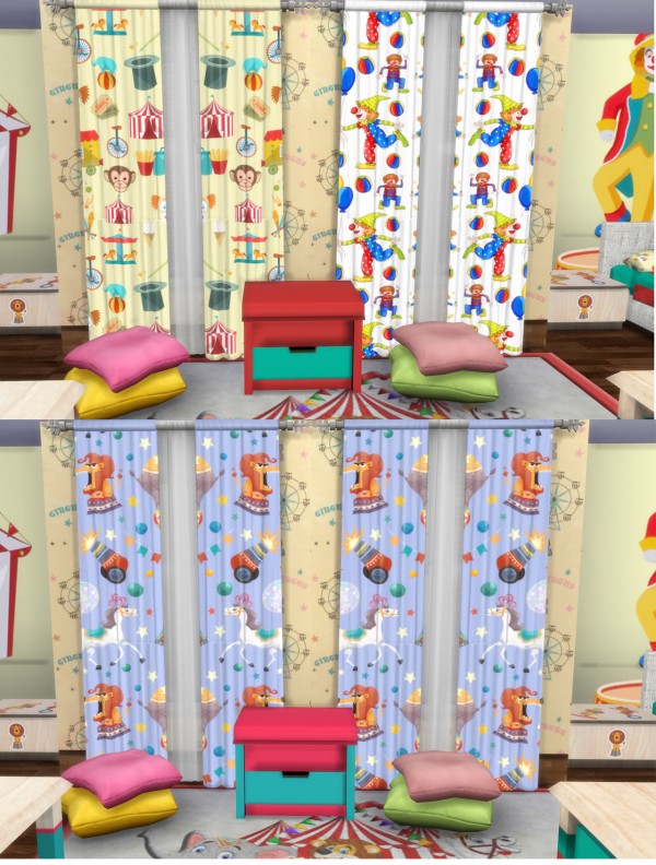 Simming With Mary: Circus Kidsroom Set