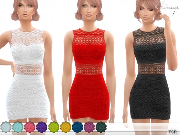  The Sims Resource: Cornelli Dress by Ekinege