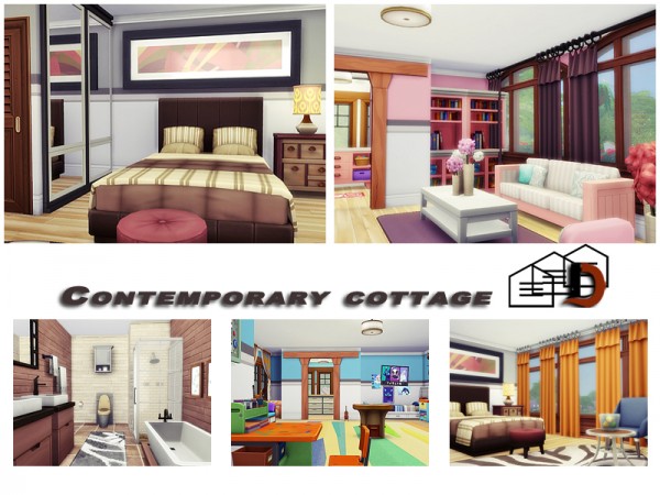  The Sims Resource: Contemporary cottage by Danuta720