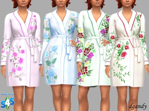 The Sims Resource: Silk Dress Gail by dgandy