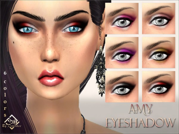 The Sims Resource: Amy Eyeshadows by Devirose