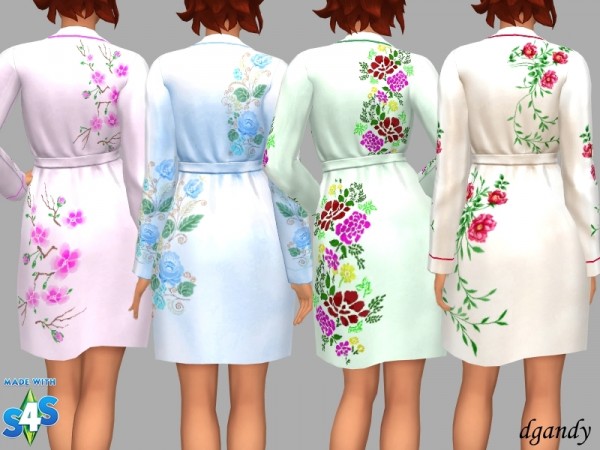  The Sims Resource: Silk Dress Gail by dgandy