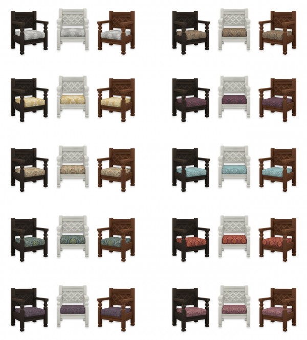  Simplistic: Mahogany Chair Recolours