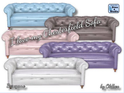  All4Sims: Chesterfield Sofaby Oldbox