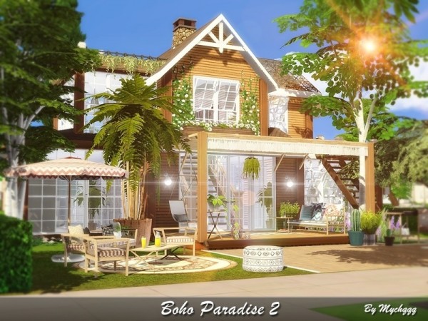  The Sims Resource: Boho Paradise 2 by MychQQQ
