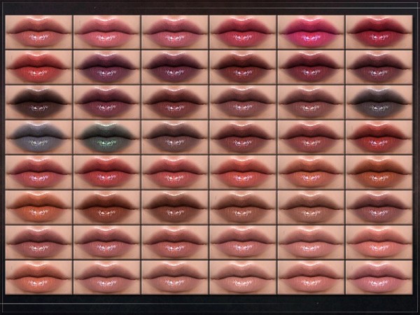  The Sims Resource: Brassica Lipstick by RemusSirion