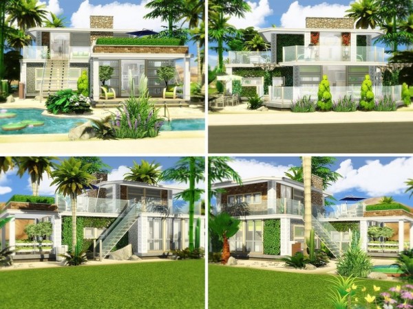  The Sims Resource: Modern Beach House 2 by MychQQQ