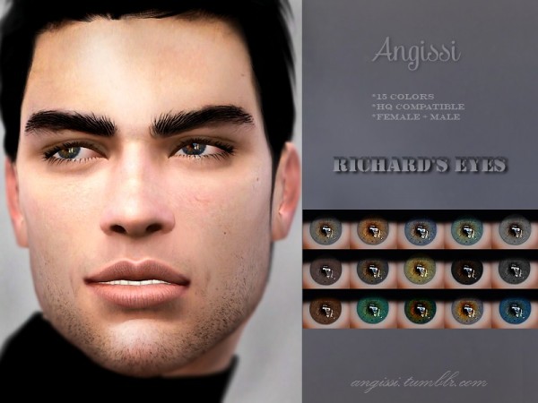  The Sims Resource: Richards eyes by ANGISSI