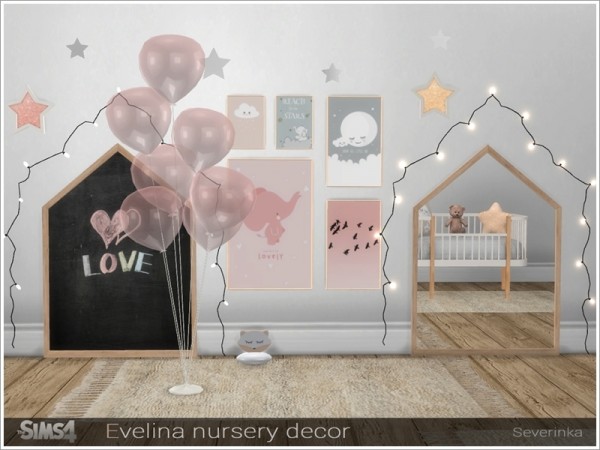  The Sims Resource: Evelina nursery decor by Severinka