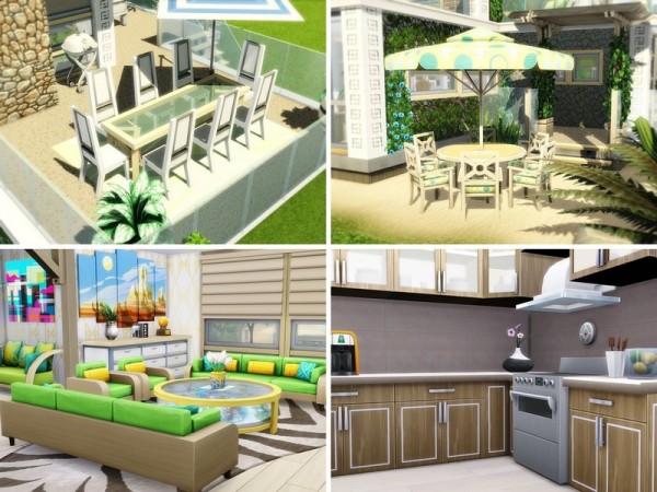  The Sims Resource: Modern Beach House 2 by MychQQQ