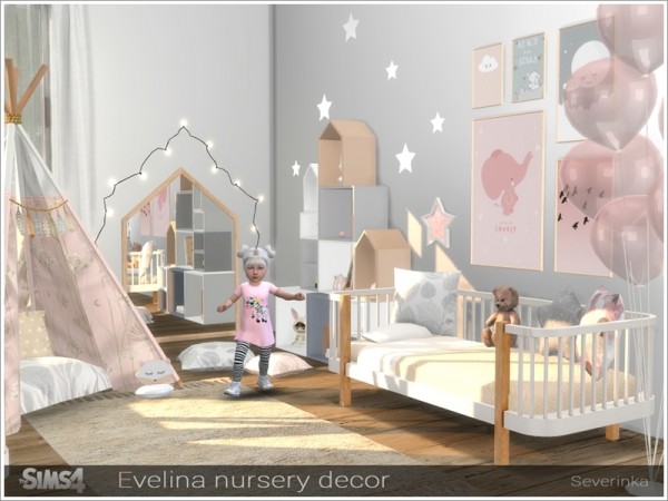 The Sims Resource: Evelina nursery decor by Severinka