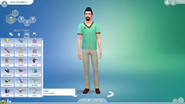  Mod The Sims: Reaper Trait by doggydog1989