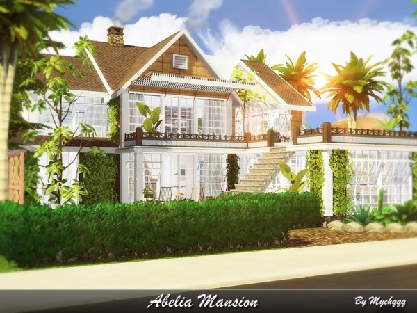  The Sims Resource: Abelia Mansion by MychQQQ