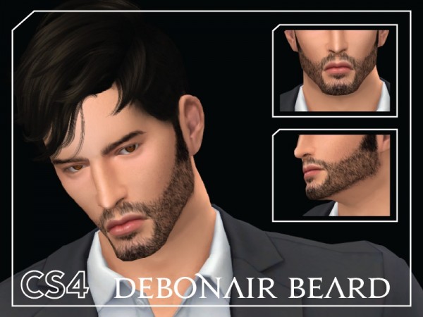  The Sims Resource: Debonair Beard by Choi Sims 4
