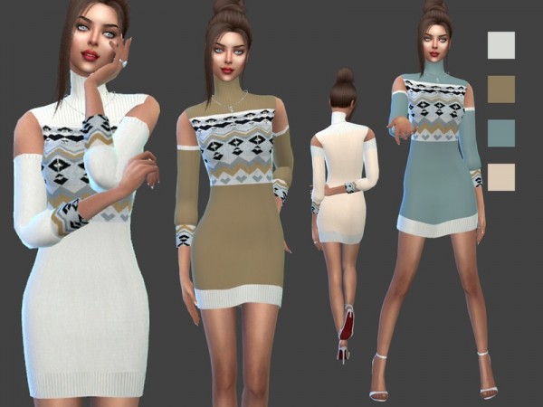  The Sims Resource: Winter Dress by Sims House