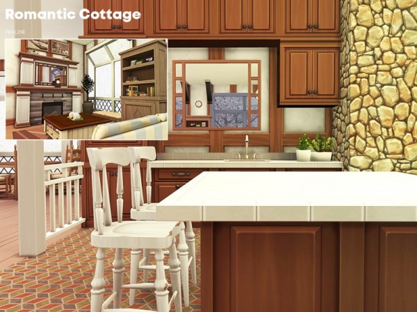  The Sims Resource: Romantic Cottage by Pralinesims