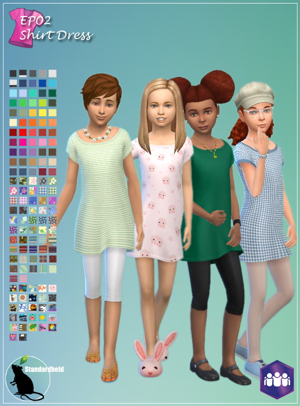  Simsworkshop: Tulle Midi Dress by midnightskysims