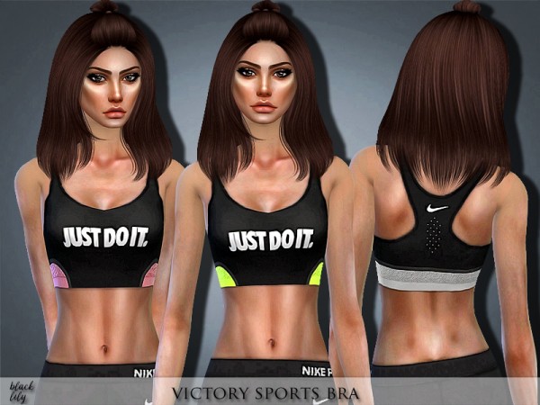  The Sims Resource: Victory Sports Bra by Black Lily