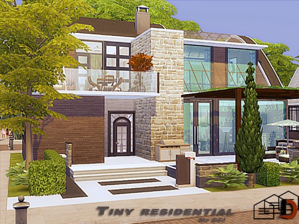  The Sims Resource: Tiny residential house by Danuta720