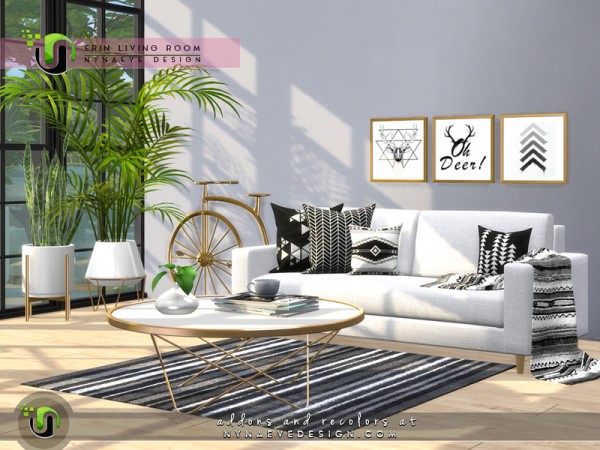  The Sims Resource: Erin Livingroom by NynaeveDesign