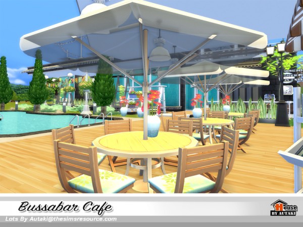  The Sims Resource: Bussabar Cafe by Autaki