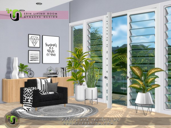  The Sims Resource: Erin Livingroom by NynaeveDesign